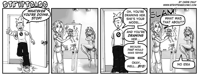 Strip Tease Comic