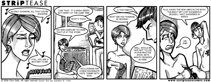 Strip Tease Comic