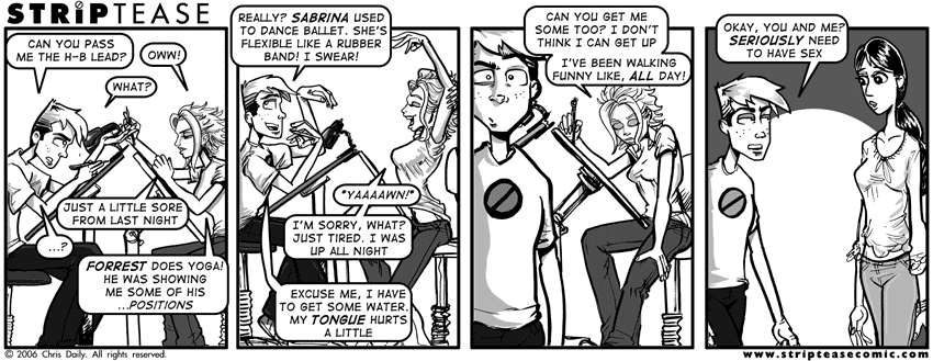 Strip Tease Comic