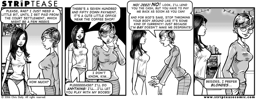 Strip Tease Comic