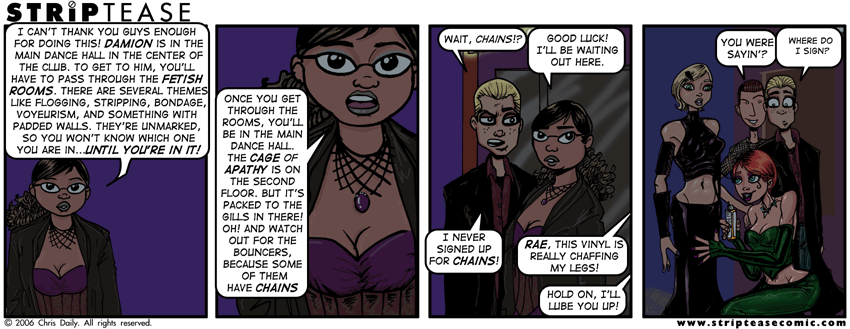 Strip Tease Comic
