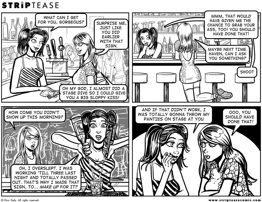 Strip Tease Comic