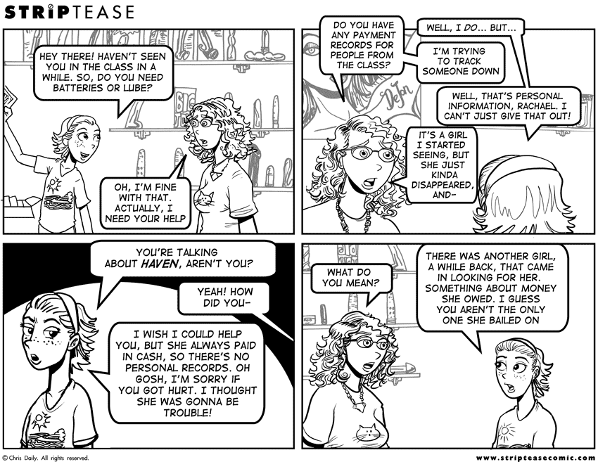 Strip Tease Comic