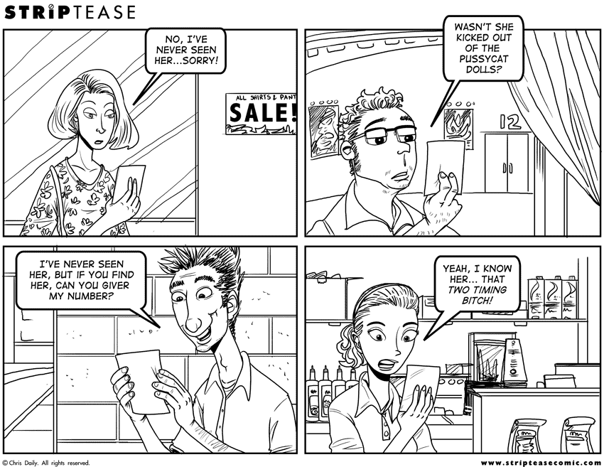 Strip Tease Comic